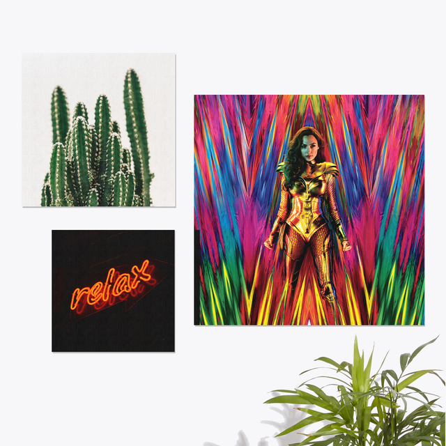 Decorsome x Hot Fuzz You've Got Red On You Rectangular Canvas