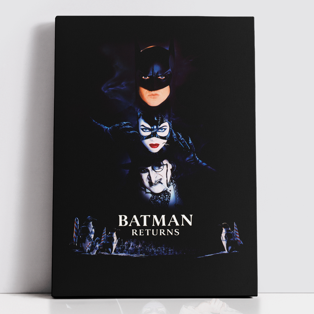 Decorsome x Batman Returns Classic Poster Rectangular Canvas - 12x18 inch Image 1