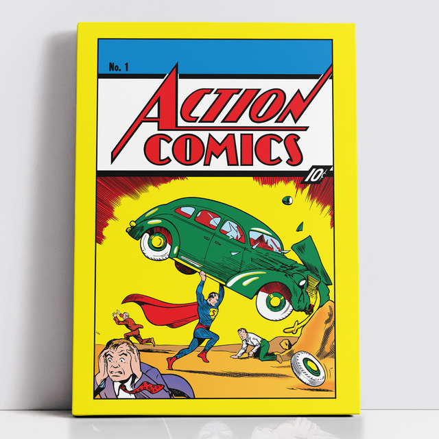 Decorsome x Superman Action Comics No.1 Rectangular Canvas