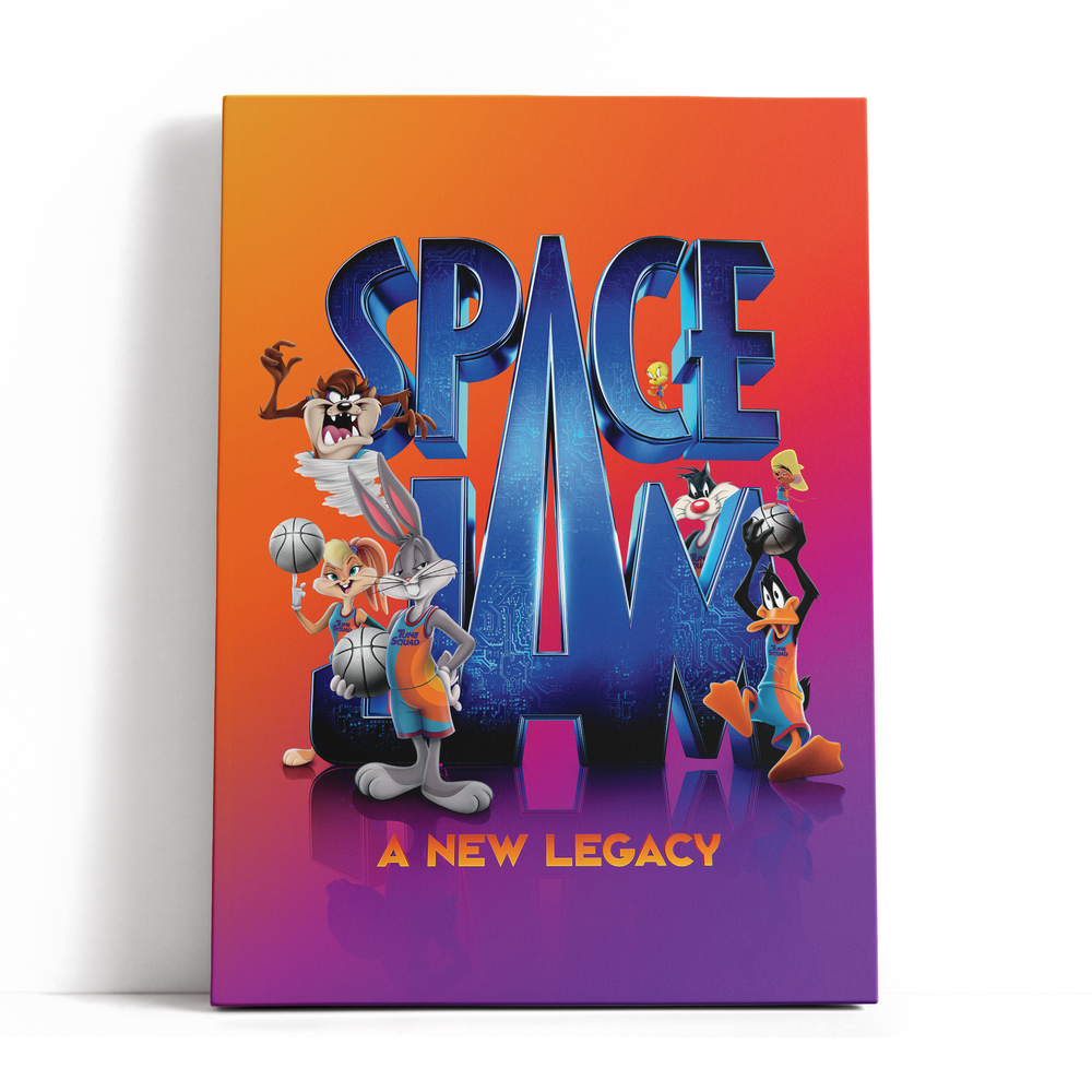 Decorsome x Space Jam A New Legacy Rectangular Canvas - 12x18 inch Image 1
