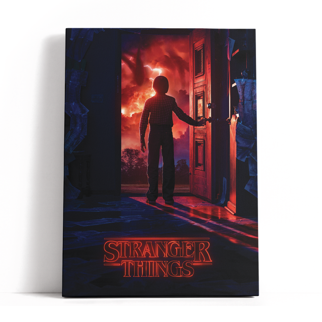 Decorsome x Stranger Things Poster Rectangular Canvas