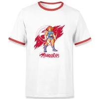 Thundercats Lion-O Red Ringer T-Shirt - White/Red - undefined undefined