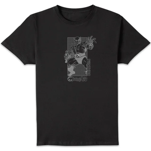 Thundercats Panthro Grey Unisex T-Shirt - Black