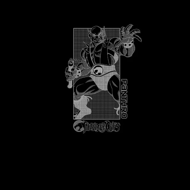 Thundercats Panthro Grey Unisex T-Shirt - Black