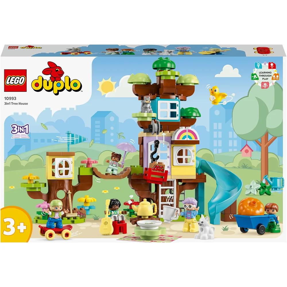 LEGO DUPLO: 3in1 Tree House Set with Animal Figures (10993) Image 1