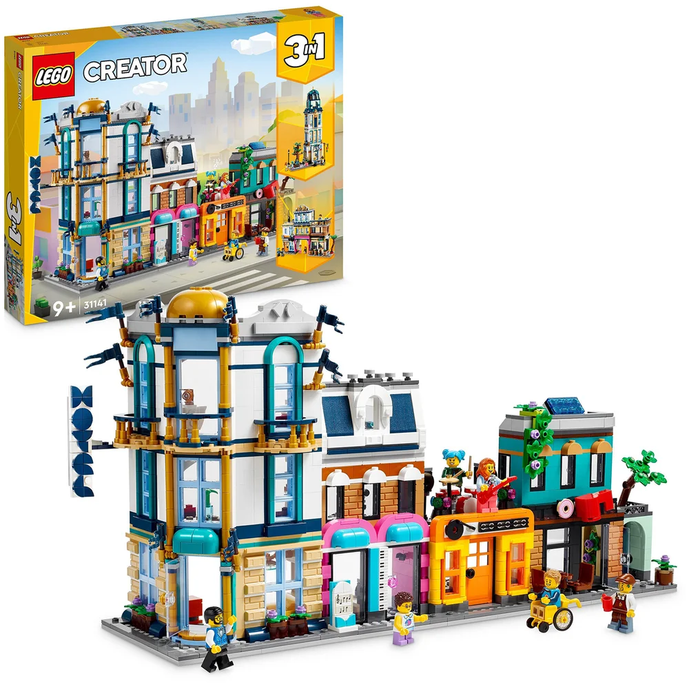 LEGO Creator 3in1 Main Street Building Toy Set 31141 Image 1