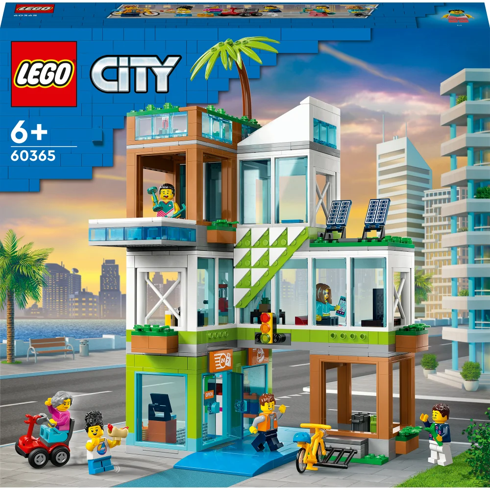 LEGO City: Apartment Building, Modular Construction Set (60365) Image 1