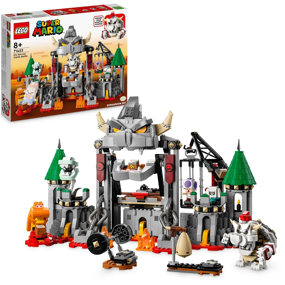 LEGO Super Mario Dry Bowser Castle Battle Expansion Set 71423 Image 1