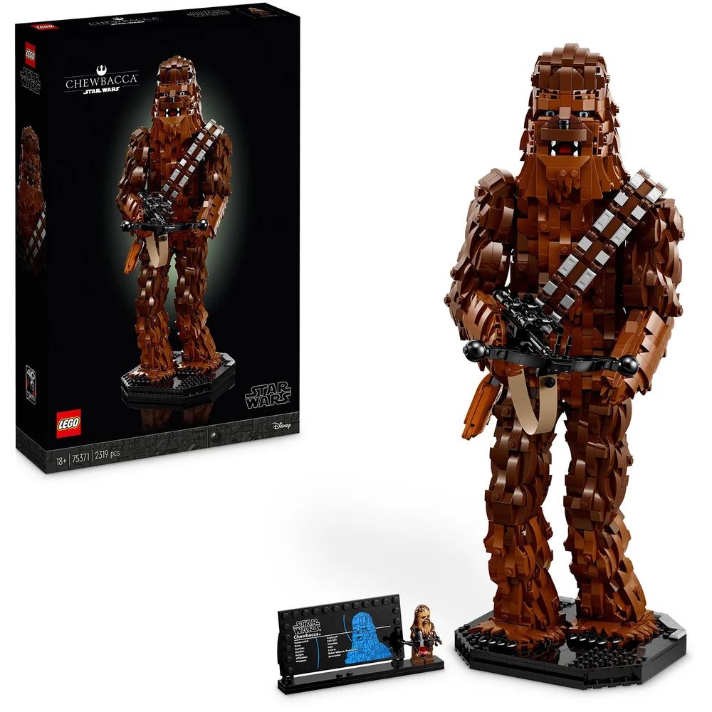 LEGO Star Wars Chewbacca Figure Set for Adults 75371 Image 1