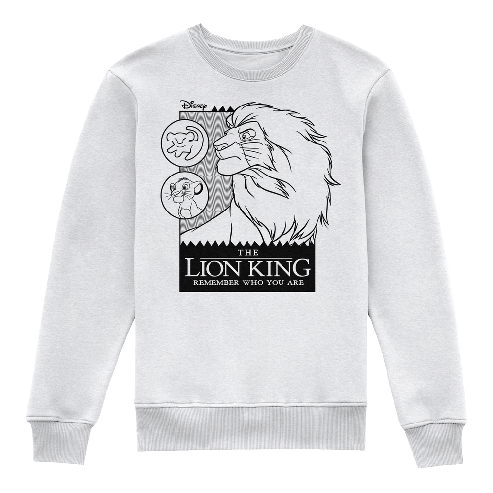 Lion King Remember Who You Are Kids' Sweatshirt - White - 3-4 Years - White Image 1