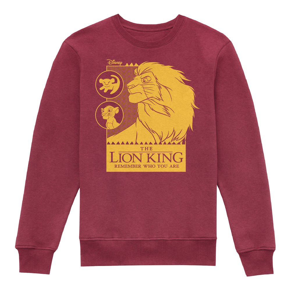 Lion King Simbas Journey Kids' Sweatshirt - Burgundy - 5-6 Years - Burgundy Image 1