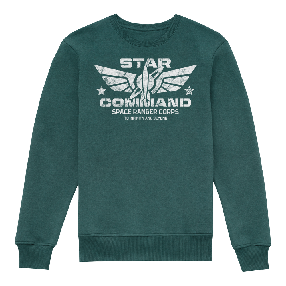 Toy Story Star Command Space Ranger Corps Kids' Sweatshirt - Green - 3-4 Years - Green Image 1