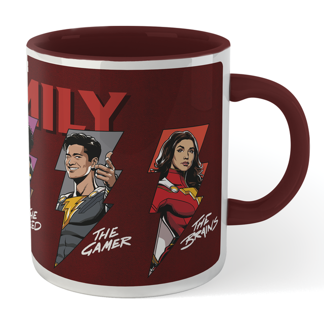 Shazam! Fury of the Gods Shazamily Mug - Burgundy