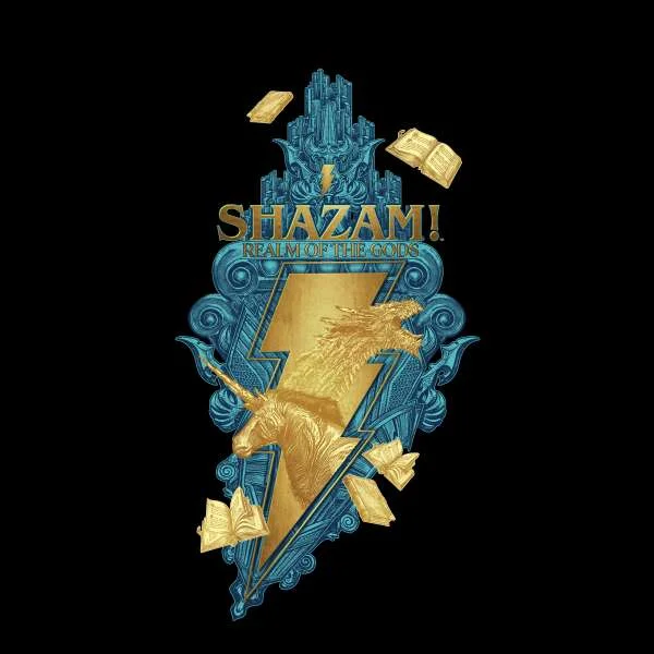 Shazam! Fury of the Gods Realm Of The Gods Hoodie - Black