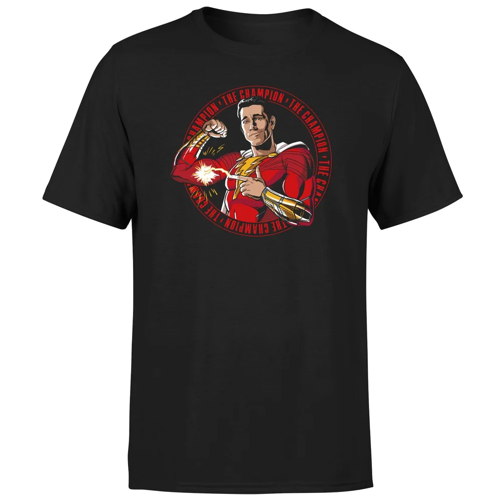 Shazam! Fury of the Gods The Champion Composition Unisex T-Shirt - Black - S Image 1
