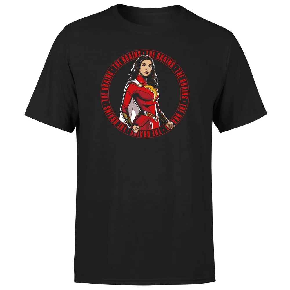 Shazam! Fury of the Gods The Brains Composition Unisex T-Shirt - Black - S Image 1
