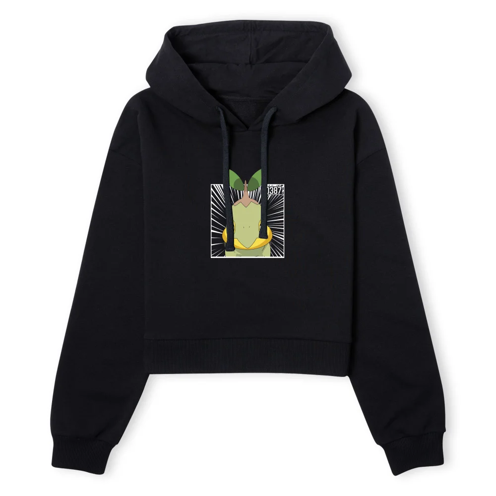 Pokemon Turtwig Women's Cropped Hoodie - Black - XS Image 1