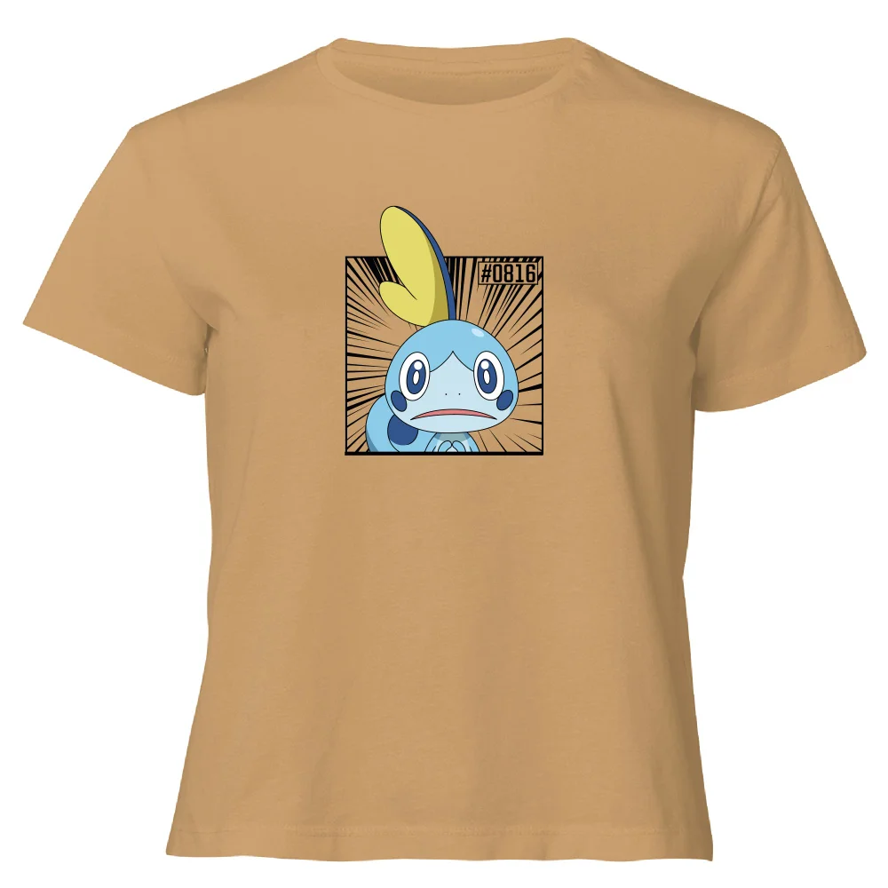 Pokemon Sobble Women's Cropped T-Shirt - Tan - XL Image 1