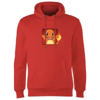 Pokémon Pokédex Charmander #0004 Hoodie - Red - undefined undefined