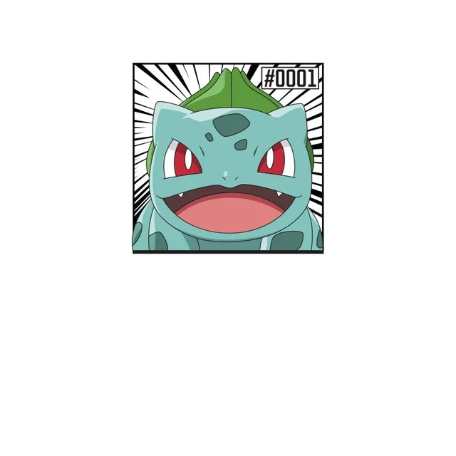 Pokémon Pokédex Bulbasaur #0001 Men's T-Shirt - White