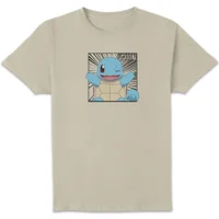 Pokémon Pokédex Squirtle #0007 Men's T-Shirt - Cream - undefined undefined
