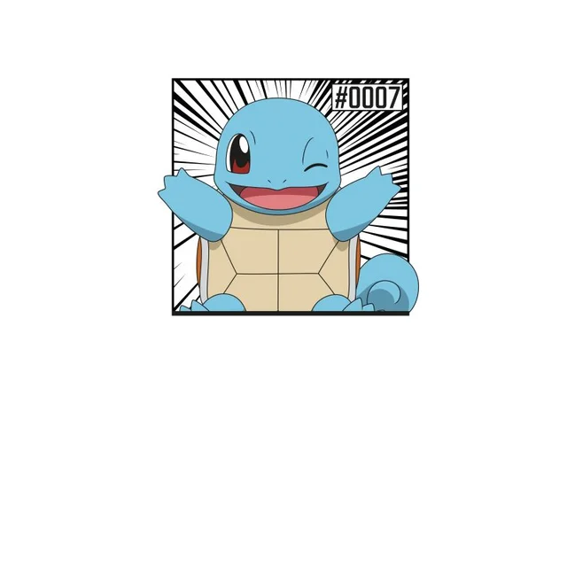 Pokémon Pokédex Squirtle #0007 Men's T-Shirt - Cream