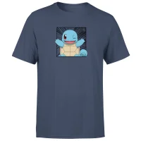 Pokémon Pokédex Squirtle #0007 Men's T-Shirt - Navy - undefined undefined