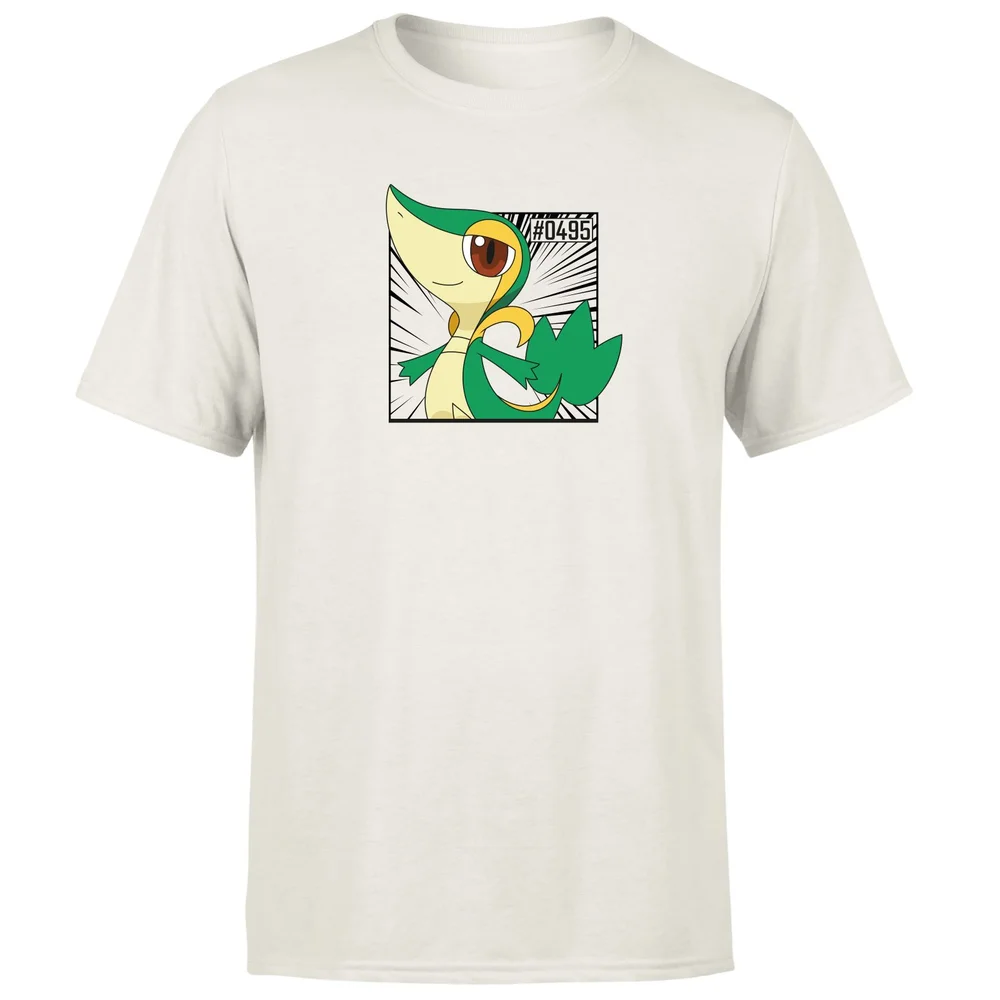 Pokemon Snivy Men's T-Shirt - Cream - L Image 1