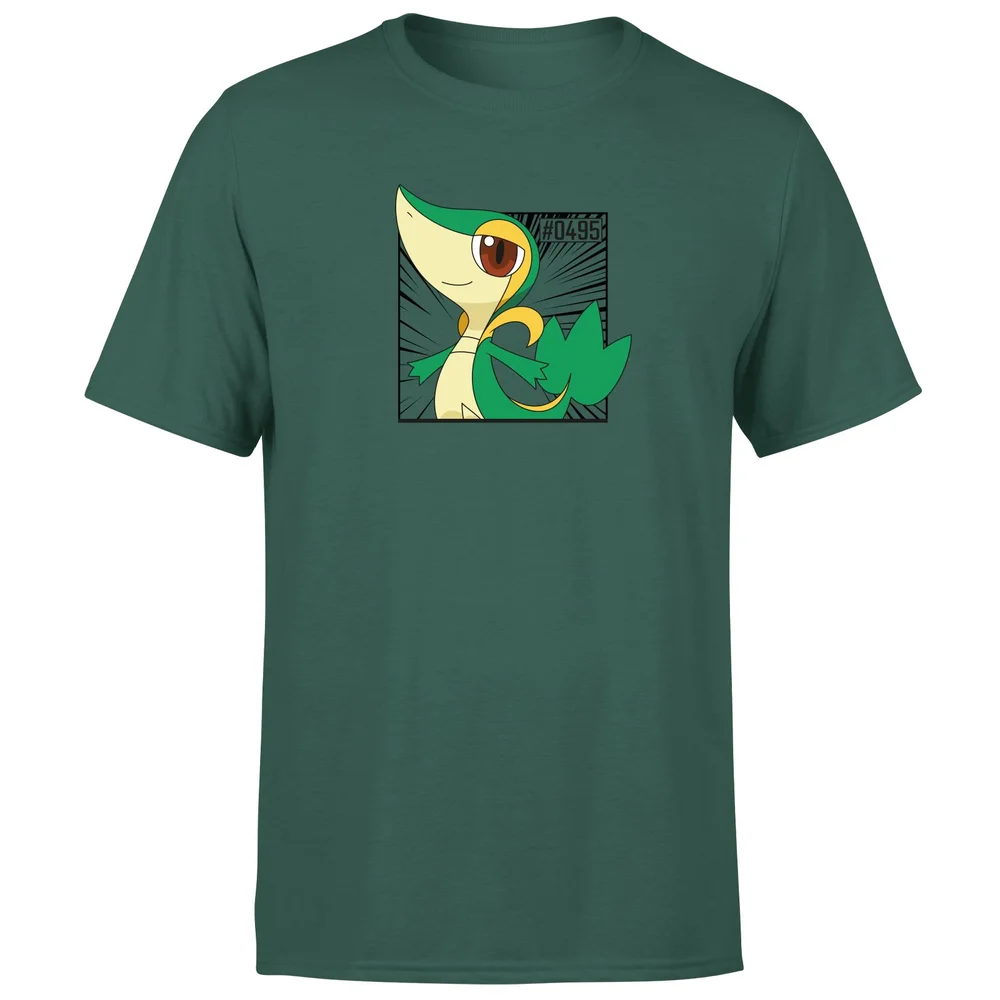 Pokemon Snivy Men's T-Shirt - Green - S Image 1
