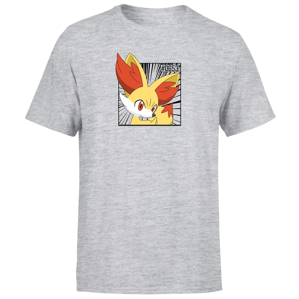 Pokemon Fennekin Men's T-Shirt - Grey - S Image 1