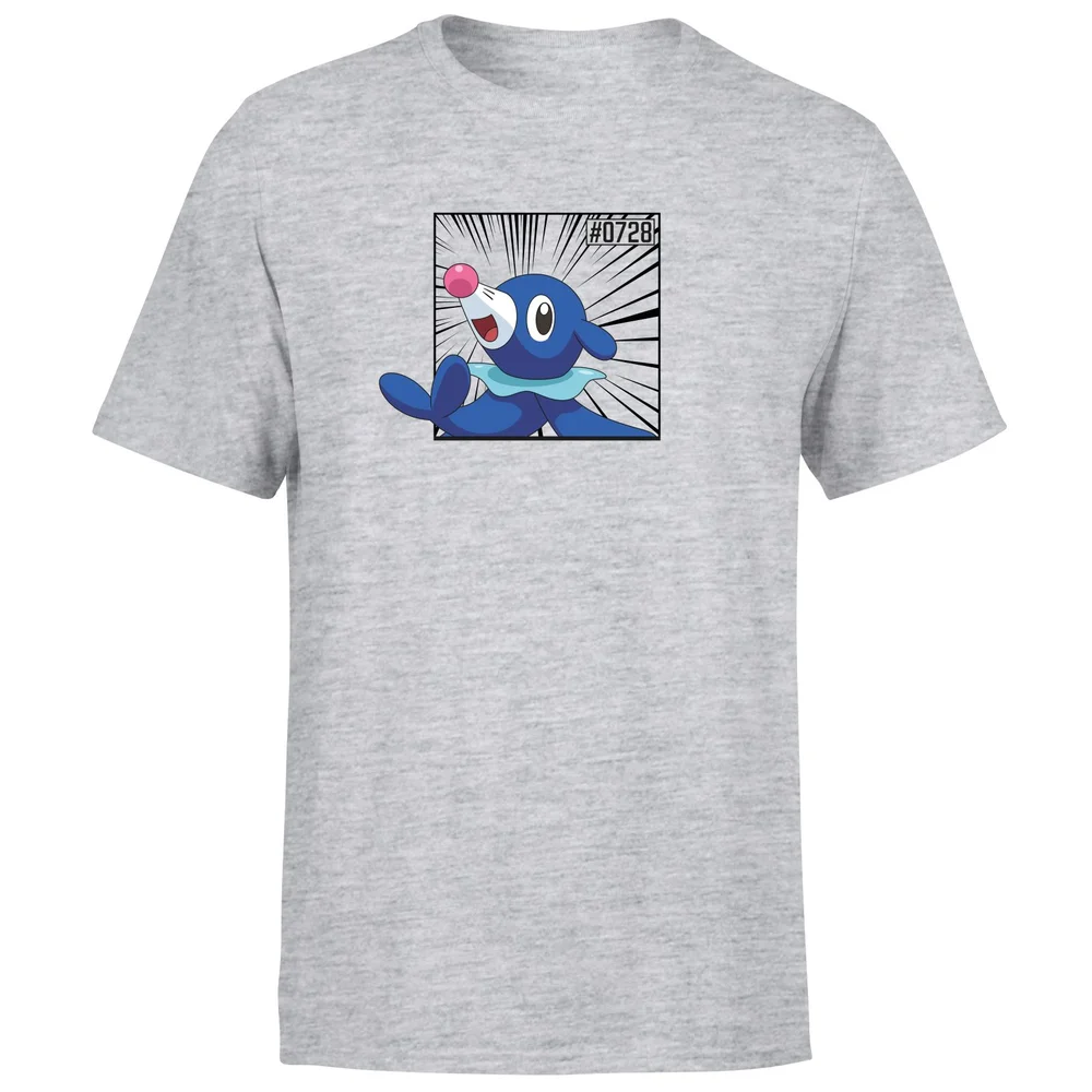 Pokemon Popplio Men's T-Shirt - Grey - S Image 1