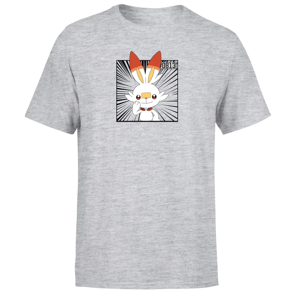 Pokemon Scorbunny Men's T-Shirt - Grey - S Image 1