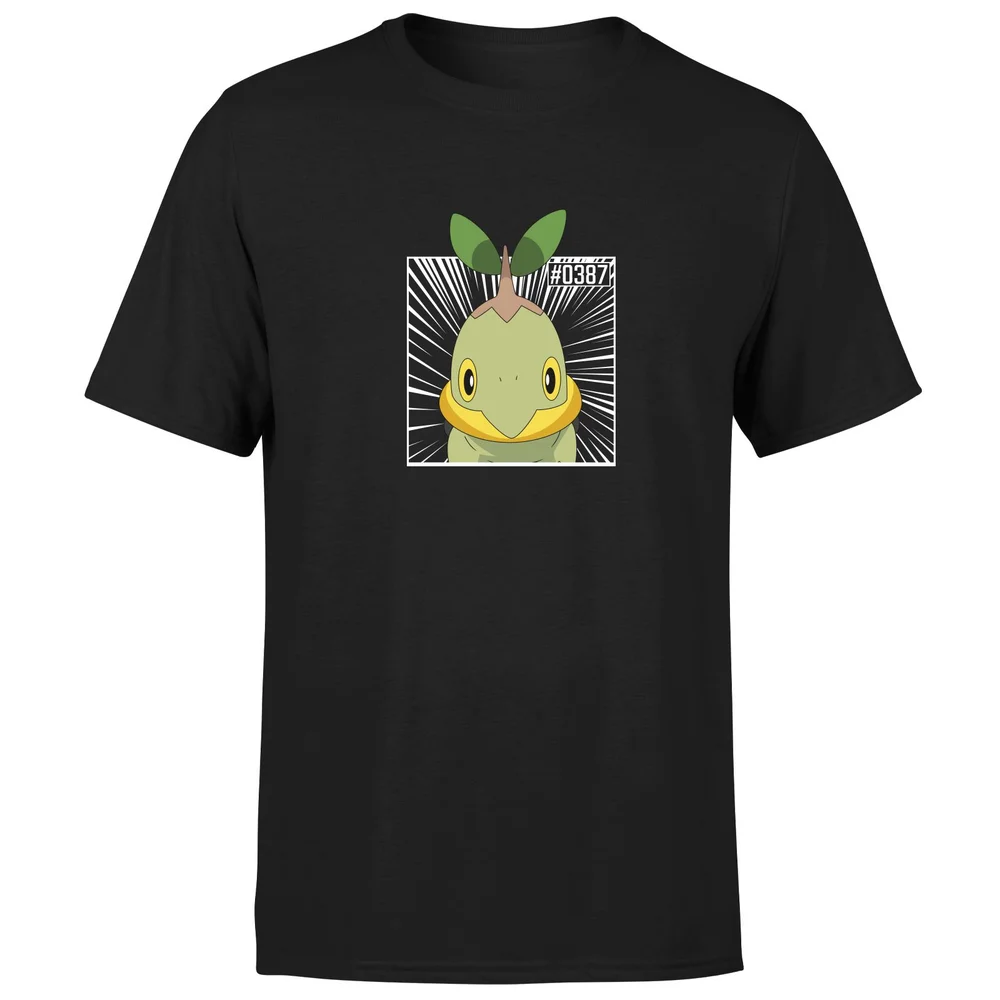 Pokemon Turtwig Men's T-Shirt - Black - S Image 1