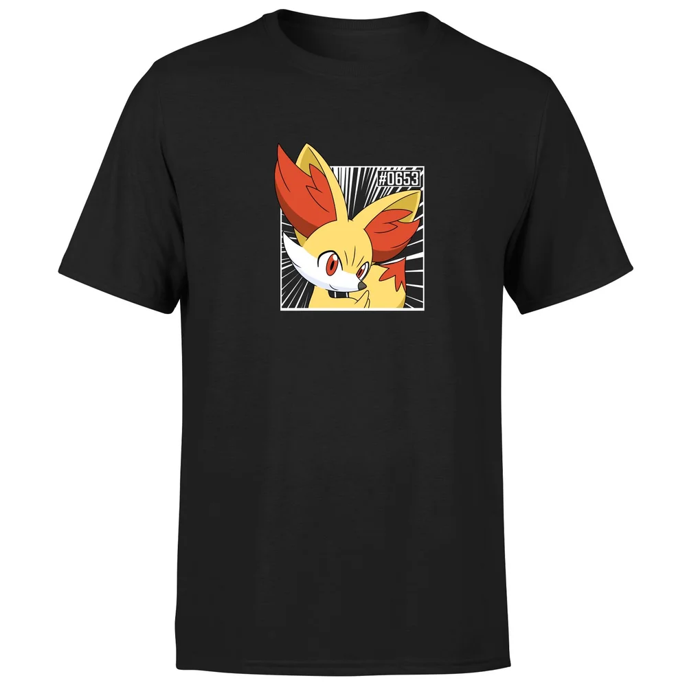 Pokemon Fennekin Men's T-Shirt - Black - S Image 1