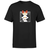 Pokemon Scorbunny Men's T-Shirt - Black - undefined undefined