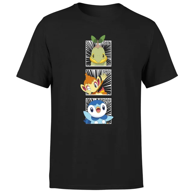 Pokemon Generation 4 Intro Men's T-Shirt - Black