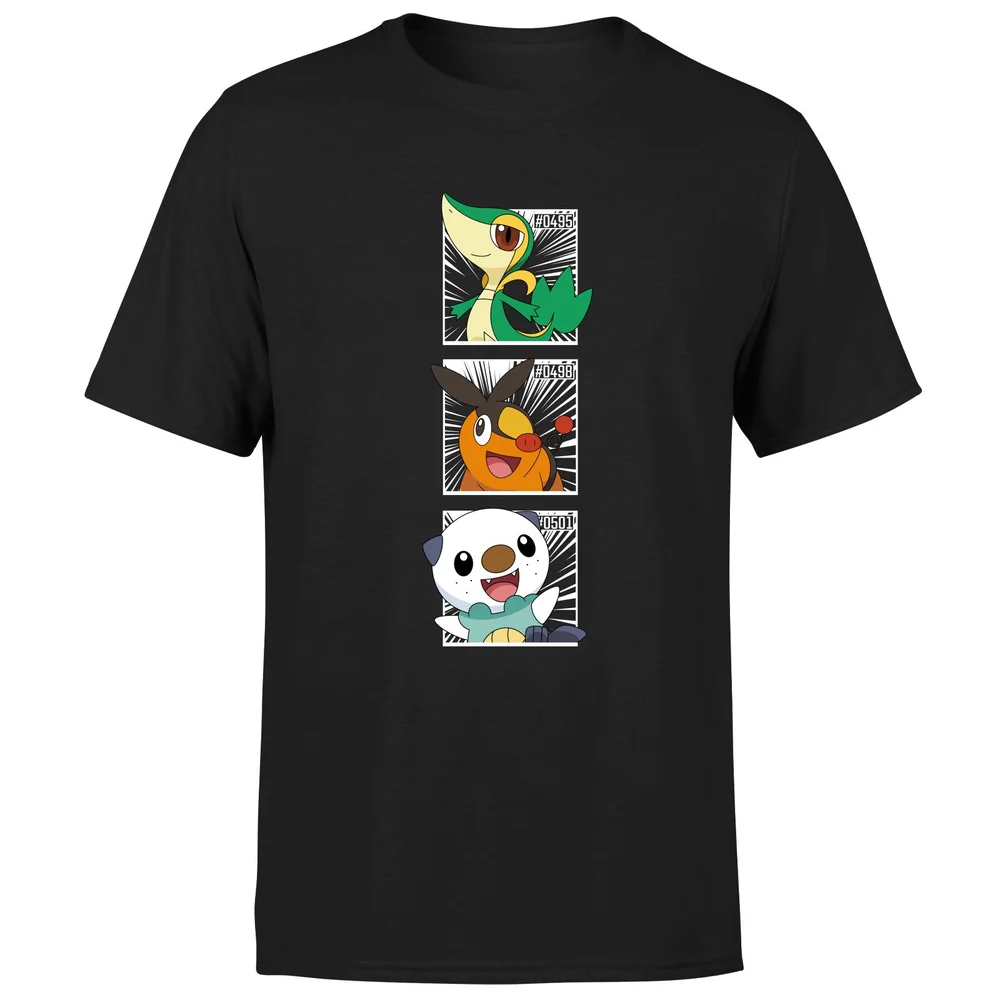 Pokemon Generation 5 Intro Men's T-Shirt - Black - S Image 1