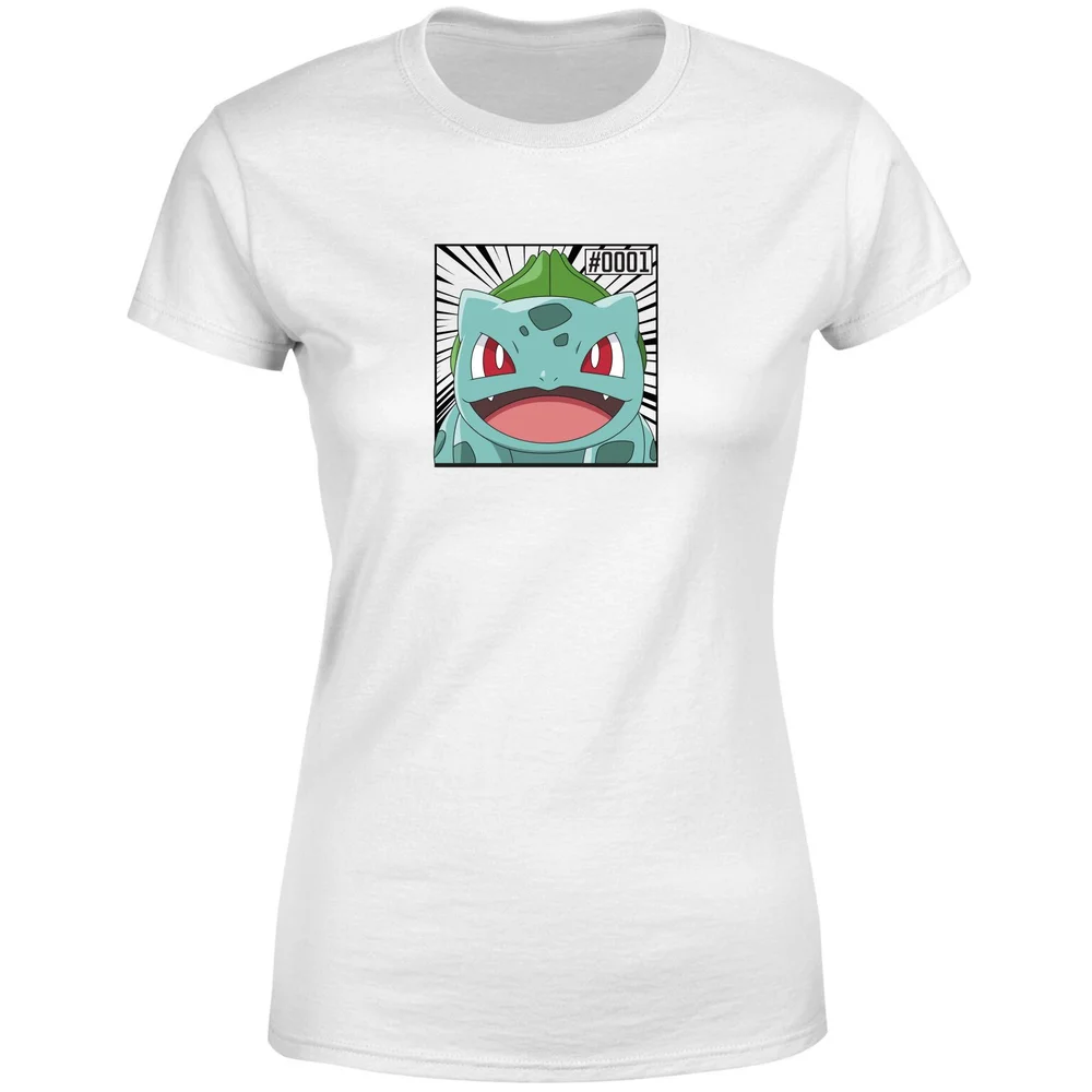 Pokémon Pokédex Bulbasaur #0001 Women's T-Shirt - White - XS Image 1