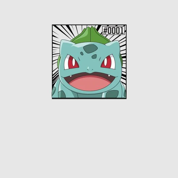 Pokémon Pokédex Bulbasaur #0001 Women's T-Shirt - Grey