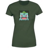 Pokémon Pokédex Bulbasaur #0001 Women's T-Shirt - Green - undefined undefined