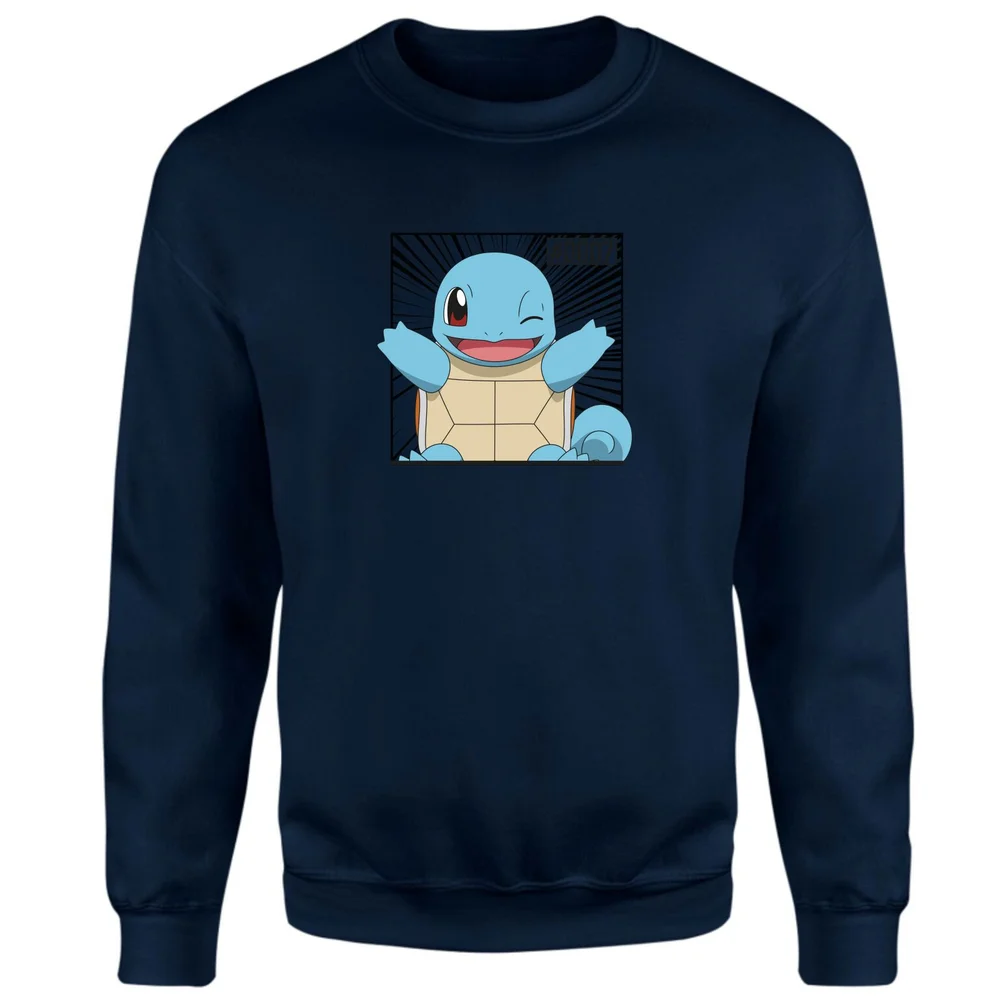 Pokémon Pokédex Squirtle #0007 Sweatshirt - Navy - S Image 1