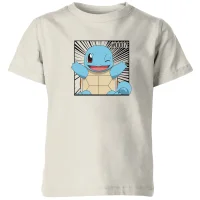 Pokémon Pokédex Squirtle #0007 Kids' T-Shirt - Cream - undefined undefined
