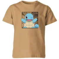 Pokémon Pokédex Squirtle #0007 Kids' T-Shirt - Tan - undefined undefined