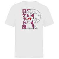 Akedo X Pokémon Team Rocket Jessie Men's T-Shirt - White - undefined undefined