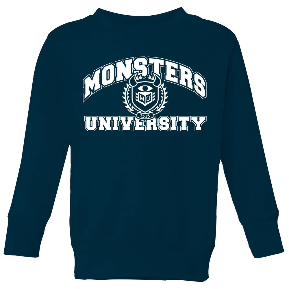 Monsters Inc. Monsters University Student Kids' Sweatshirt - Navy - 3-4 Years Image 1