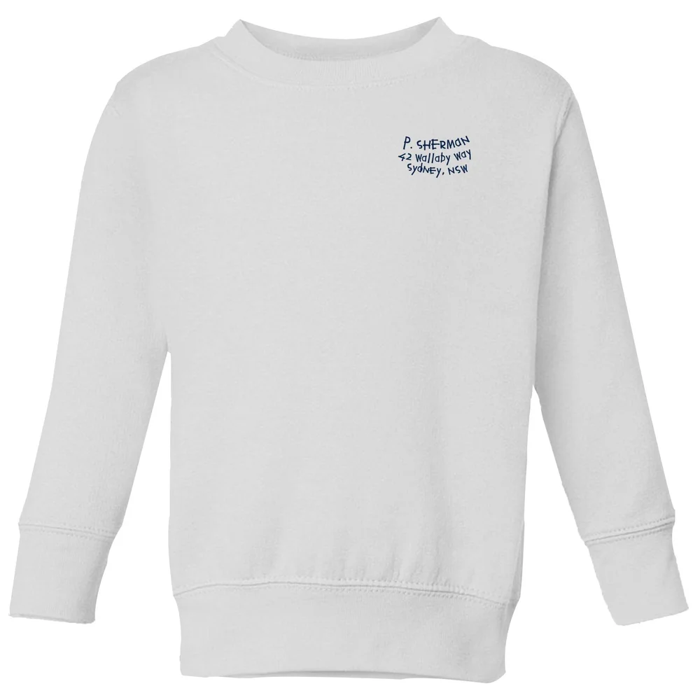 Finding Nemo P.Sherman 42 Wallaby Way Kids' Sweatshirt - White - 3-4 Years Image 1