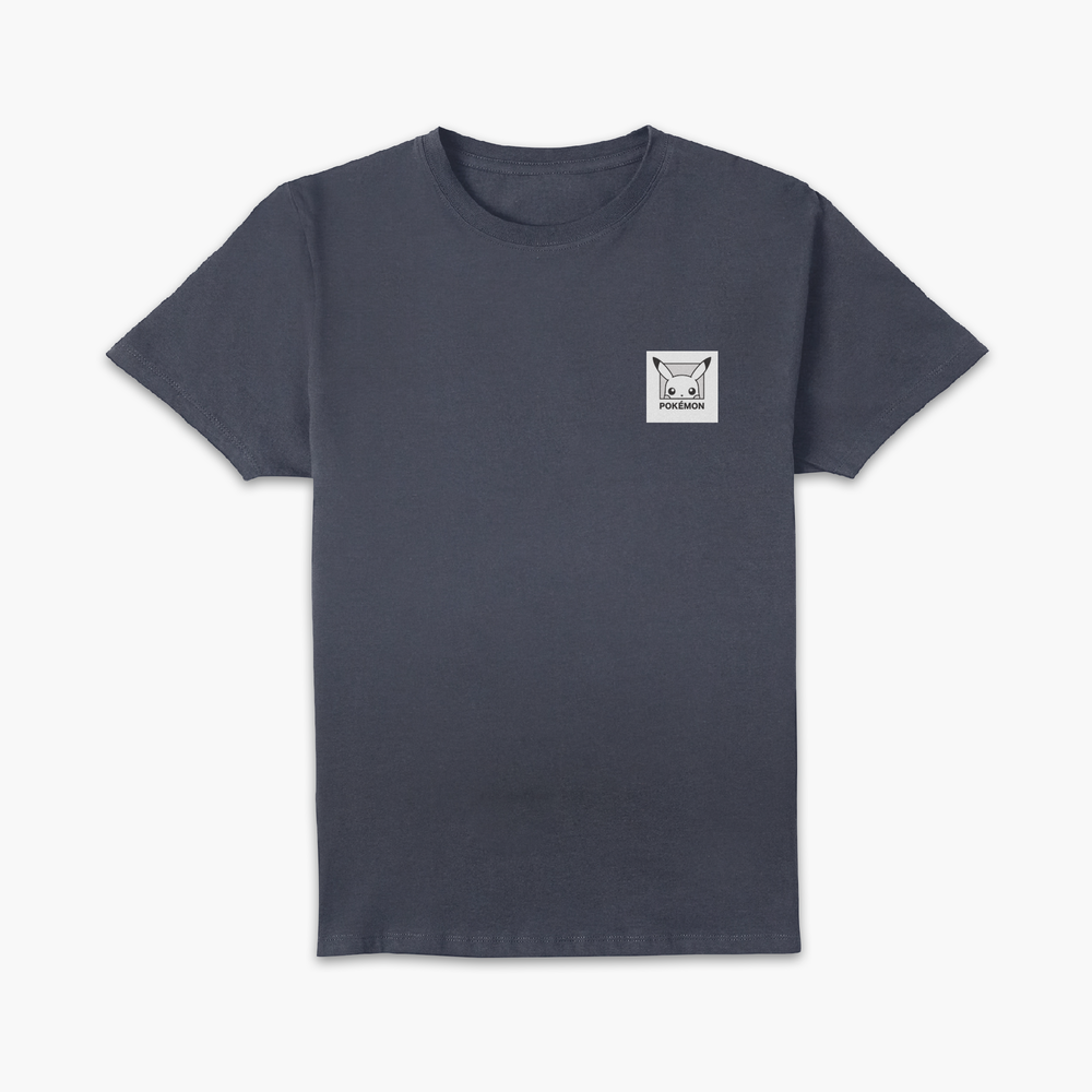 Pokémon Pikachu Patch Unisex T-Shirt - Navy - L Image 1