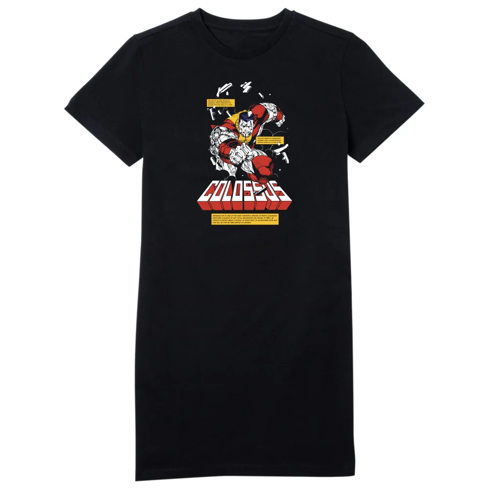 X-Men Colossus Bio Women's T-Shirt Dress - Black - M Image 1