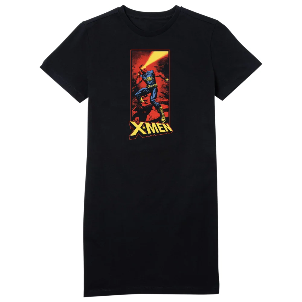 X-Men Cyclops Energy Beam Women's T-Shirt Dress - Black - M Image 1