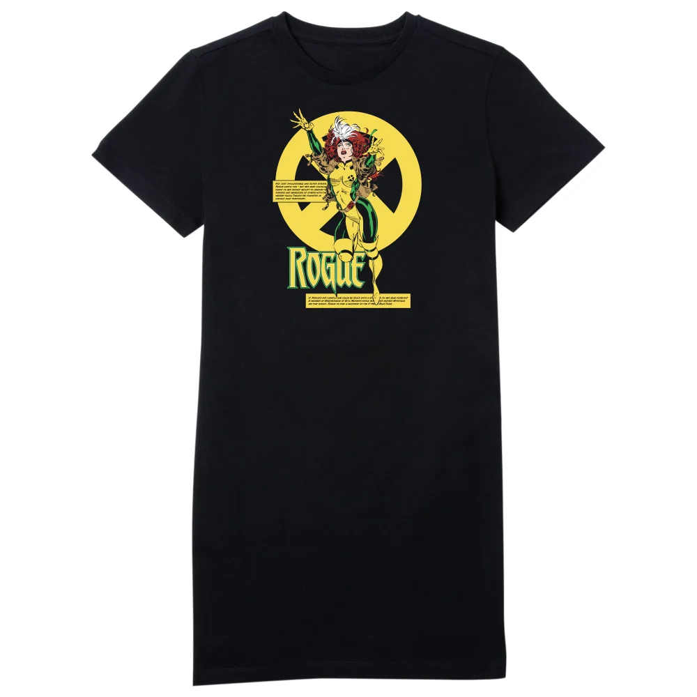 X-Men Rogue Bio Drk Women's T-Shirt Dress - Black - M Image 1